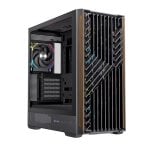 Einarex Pulse P800 RGB, schwarzes PC-Gehäuse mit 13 360-mm-Lüftern, gehärtetes Glas, ATX