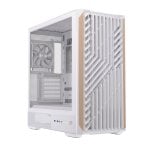 Einarex Pulse P800 Core PC-Gehäuse, weiße Glasplatte, unterstützt 13 Flüssigkeitskühllüfter