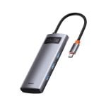 Baseus 3xUSB+HDMI+USB-C Hub de fornecimento de energia Baseus 3xUSB+HDMI+USB-C Hub de fornecimento de energia