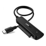 Adaptador Ugreen CM321 USB-C para SATA 2,5″ 6Gbps UASP/TRIM Plug&Play Preto Adaptador Ugreen CM321 USB-C para SATA 2,5″ 6Gbps UASP/TRIM Plug&Play Preto