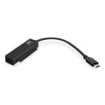 Adaptador Ewent EW7075 USB-C 3.1 a SATA 2,5″ UASP 70mm Negro Adaptador Ewent EW7075 USB-C 3.1 a SATA 2,5″ UASP 70mm Negro