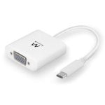 Ewent Ec1050 USB-C auf VGA Full HD Adapter weiß Ewent Ec1050 USB-C auf VGA Full HD Adapter weiß
