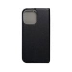 Custodia Flip Cover Forcell Premium per iPhone 14 Pro Max con Ritagli Precisi e Protezione Avanzata, Nero