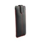 Funda Forcell Universal 4.7″ Negra piel ecológica interior suave cierre velcro