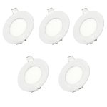 Downlight LED JANDEI Circular 3W 4200K Blanco Extraplano Empotrar 8.2 cm