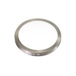 Placa redonda LED JANDEI Ø 300mm acero, blanco neutro 4200K, superficie, difusor aluminio