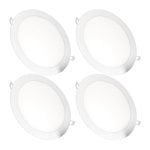 Downlight LED empotrable JANDEI corte 200mm ángulo 120º difusor translúcido alimentación incluida