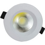 Downlight LED JANDEI COB 5W 6000K Aluminio Driver Externo IP44 Ø91mm Corte 67-75mm