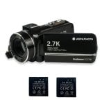 AgfaPhoto Realimove CC2700 2,7K 24MP 18-facher Zoom Touch-LED-Camcorder Schwarz AgfaPhoto Realimove CC2700 2,7K 24MP 18-facher Zoom Touch-LED-Camcorder Schwarz