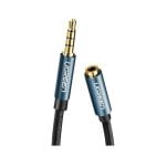 Cable Extensor Ugreen AV118 3.5 mm 2m Azul 4 Polos Cobre Trenzado Hi-Fi Cable Extensor Ugreen AV118 3.5 mm 2m Azul 4 Polos Cobre Trenzado Hi-Fi