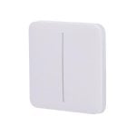 Interrupteur Intelligent Ajax SoloButton 2-gang Câblé Rétroéclairage LED Compatible Ajax