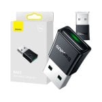 Baseus BA07 Adaptador Bluetooth USB-A 5.3 com Conexão Até 20m, Hi-Fi, Plug and Play