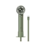 Ventilador de mano Baseus Flyer Turbine 4000mAh 3 velocidades Verde ultrasilencioso Ventilador de mano Baseus Flyer Turbine 4000mAh 3 velocidades Verde ultrasilencioso