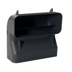 Adaptador 90º Bosch HEZ9VDSB4 Negro para conexión segura Siemens/Bosch 222x89x209mm