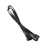 Câble de ventilateur PWM 4 broches Kolink, rallonge de 60 cm, noir Câble de ventilateur PWM 4 broches Kolink, rallonge de 60 cm, noir