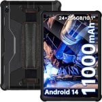 Tablet OUKITEL RT9 10.1" 6GB/256GB 4G Dual SIM Rugerizada WiFi Negra Tablet OUKITEL RT9 10.1" 6GB/256GB 4G Dual SIM Rugerizada WiFi Negra