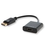 Adaptador DisplayPort a HDMI 0.2m Savio Negro 1080p Macho a Hembra Adaptador DisplayPort a HDMI 0.2m Savio Negro 1080p Macho a Hembra