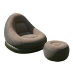 Sofá Inflable Klack Ergonómico con Respaldo Acolchado y Reposapiés, Tela Térmica 125x105x100cm Sofá Inflable Klack Ergonómico con Respaldo Acolchado y Reposapiés, Tela Térmica 125x105x100cm
