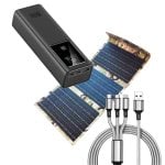Kit de Emergencia Solar Klack PowerBank 20000mAh 18W Panel Solar 35W Carga Rápida Kit de Emergencia Solar Klack PowerBank 20000mAh 18W Panel Solar 35W Carga Rápida