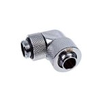 Refrigeration Liquide Alphacool Eiszapfen 90º G1/4 13/10mm Rotatif Laiton Chromé