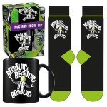 Pyramid Beetlejuice Geschenkpaket, 315 ml Keramiktasse + Baumwollsocken, Größe 41-45, offizielle Ausgabe Pyramid Beetlejuice Geschenkpaket, 315 ml Keramiktasse + Baumwollsocken, Größe 41-45, offizielle Ausgabe