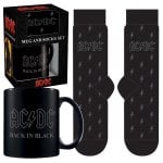 Pack taza cerámica 315ml y calcetines algodón AC/DC tallas 41-45 Pyramid edición oficial Pack taza cerámica 315ml y calcetines algodón AC/DC tallas 41-45 Pyramid edición oficial