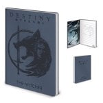 Carnet Pyramid The Witcher A5 avec couverture souple, motif en tissu officiel