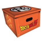 Boîte de rangement pyramidale Dragon Ball, clips en polypropylène, poignées renforcées, couvercle velcro, 37 x 37 x 23,5 cm