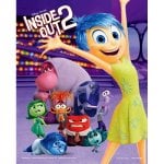 Affiche lenticulaire 3D Pyramid Inside Out 2, cadre plastique, 23,5 x 28,5 cm, licence officielle
