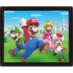 Gerahmtes Pyramid Super Mario 3D-Linsenraster-Poster, 23,5 x 28,5 cm, offizielle Lizenz Gerahmtes Pyramid Super Mario 3D-Linsenraster-Poster, 23,5 x 28,5 cm, offizielle Lizenz