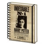 Carnet Pyramid Harry Potter A5 80 feuilles Couverture rigide holographique Élastique