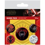 Packung mit offiziellen Pyramid STAR WARS-Metallplatten, 5 Stück, verschiedene Durchmesser