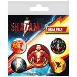 Packung Pyramid DC Metallabzeichen 5 Stück 2,5/3,8 cm offizielle Lizenz