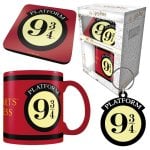 Pack Harry Potter Pyramid Taza 315ml Llavero de Goma Posavasos Corcho Oficial Pack Harry Potter Pyramid Taza 315ml Llavero de Goma Posavasos Corcho Oficial