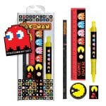 Pack de papelería Pyramid PAC-MAN edición limitada con bolsa plastificada y accesorios