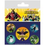 Chapa metálica Pyramid My Hero Academia pack 5 unidades oficiales varios diámetros Chapa metálica Pyramid My Hero Academia pack 5 unidades oficiales varios diámetros
