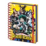 Cuaderno Pyramid My Hero Academia A5 80 hojas duras con cinta elástica Cuaderno Pyramid My Hero Academia A5 80 hojas duras con cinta elástica