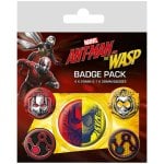 Marvel Pyramid Metal Sheet Pack 5 Einheiten, 4x2,5cm + 1x3,8cm, offizielle Lizenz