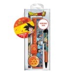 Pack papelería Pyramid Dragon Ball lápiz bolígrafo regla 15cm sacapuntas goma Pack papelería Pyramid Dragon Ball lápiz bolígrafo regla 15cm sacapuntas goma
