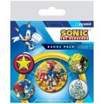 Metallblechpyramide Sonic The Hedgehog Pack 5 Einheiten Verschiedene Durchmesser Offizielle Lizenz