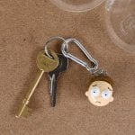 Llavero de poliresina Pyramid Rick & Morty diseño en relieve con mosquetón Llavero de poliresina Pyramid Rick & Morty diseño en relieve con mosquetón