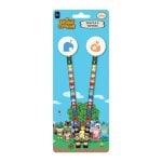 Lápiz Animal Crossing Pyramid Pack 2 unidades decorados con toppers licencia oficial
