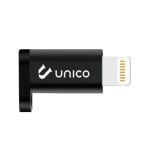 Adaptador Unico Plus Lightning Macho ABS Aluminio Negro USB-C Hembra 5V-2A Adaptador Unico Plus Lightning Macho ABS Aluminio Negro USB-C Hembra 5V-2A