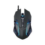 Mouse da gioco ambidestro con 6 pulsanti e retroilluminazione UNI Wired Mouse 2400 DPI