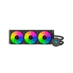 Refroidissement liquide Savio Velox 360 mm avec 3 ventilateurs ARGB, TDP 300 W, multiprise Refroidissement liquide Savio Velox 360 mm avec 3 ventilateurs ARGB, TDP 300 W, multiprise