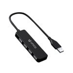 Adaptador USB Unico Plus AD1423 USB-A a 4 USB-A Negro 90mm Aluminio Adaptador USB Unico Plus AD1423 USB-A a 4 USB-A Negro 90mm Aluminio
