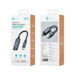 Adaptador UNI AD1915 USB-C para conector de 3,5 mm, cinzento, 13 cm, transferência de 10,8 Gbps Adaptador UNI AD1915 USB-C para conector de 3,5 mm, cinzento, 13 cm, transferência de 10,8 Gbps