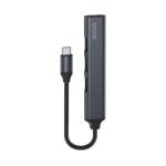 Hub USB Savio USB-C en aluminium 3 ports USB 2.0 et 1 port USB 3.1 Gen1 5 Gbit/s Plug & Play