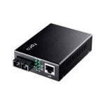Cudy Konverter MC100SA-20 10/100M 1310nm Singlemode SC 20km Plug and Play Schwarz