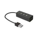 Mediarange MRCS502 4-Port USB 2.0 Hub, Grau, Plug and Play, 65 mm, kompakt Mediarange MRCS502 4-Port USB 2.0 Hub, Grau, Plug and Play, 65 mm, kompakt